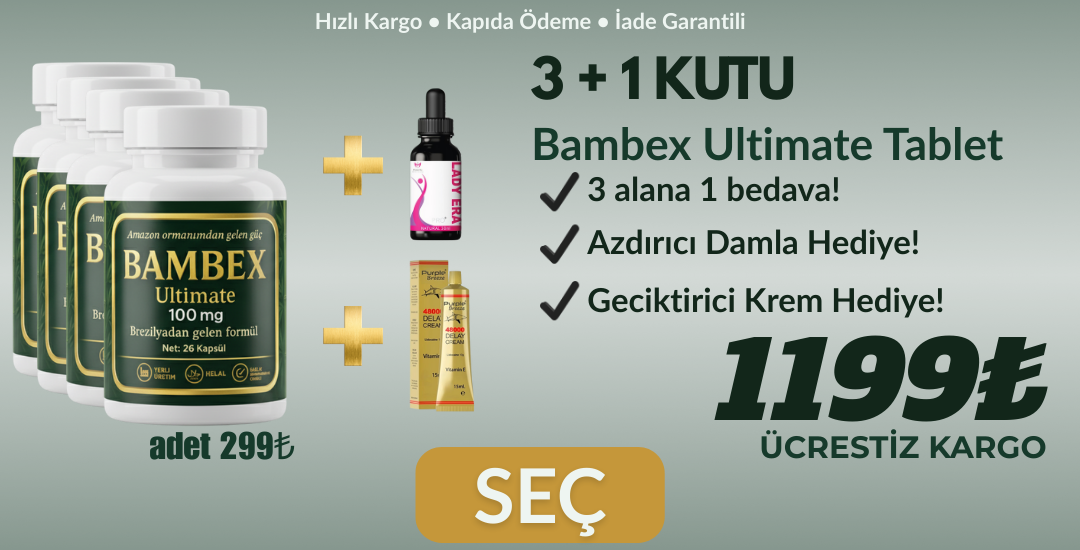 Bambex Ultimate Tablet 3+1 Kutu (Damla+Krem)